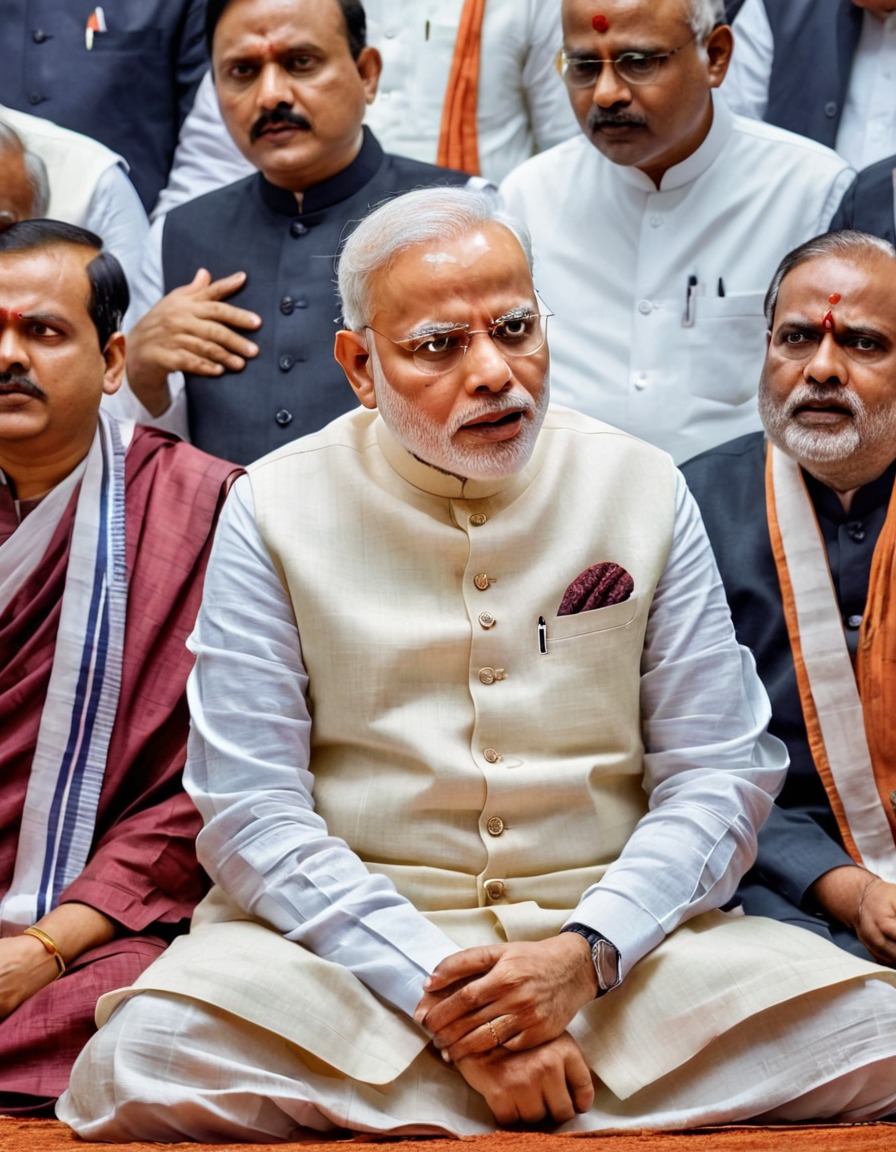 politics, frustration, narendra modi, traditional attire, exasperation, fun