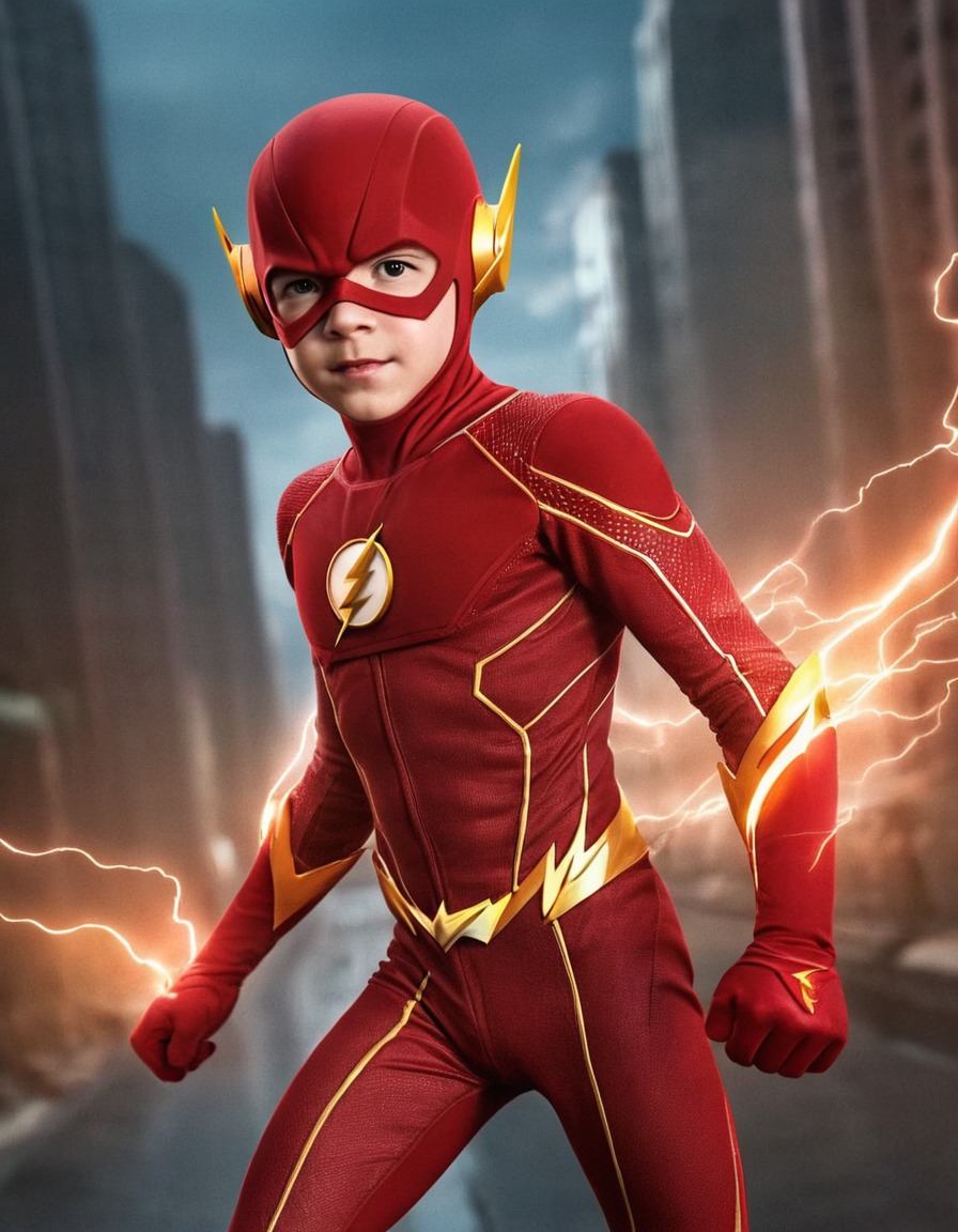 the flash, superhero, dc comics, barry allen, childhood, origin story