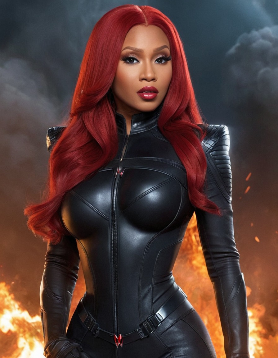 black widow, nicki minaj, transformation, powerful, seductive, music, celebrities