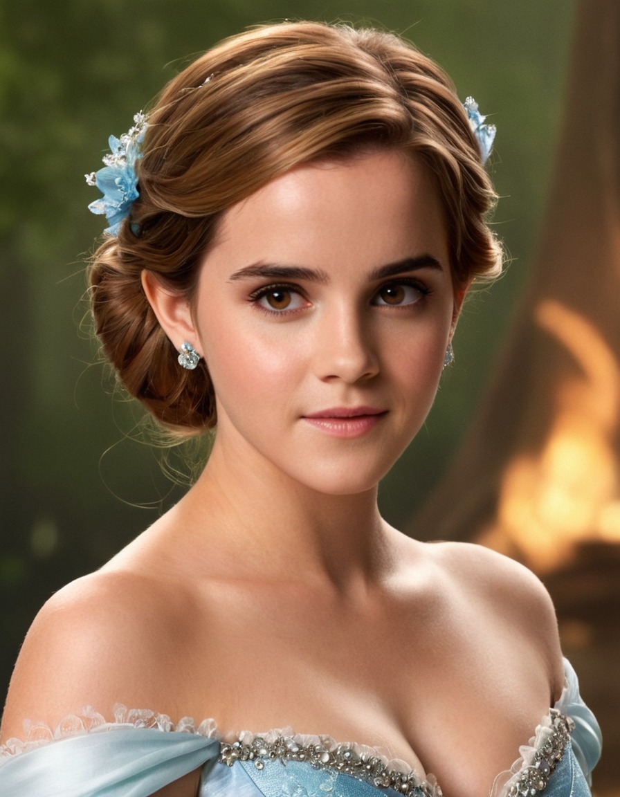 princess, emma watson, disney, actress, beauty, fairy tale