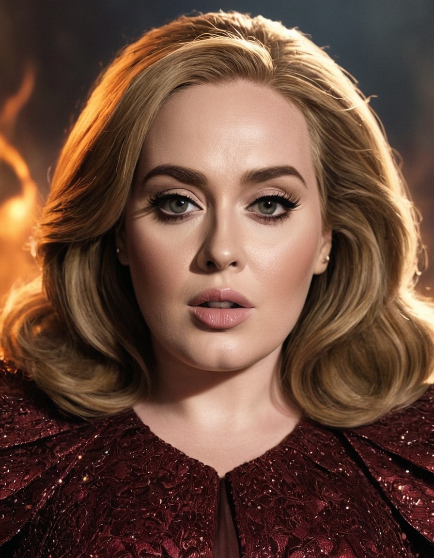 adele, super villain, musician, powerful voice, pop culture, singer-songwriter, villainous persona