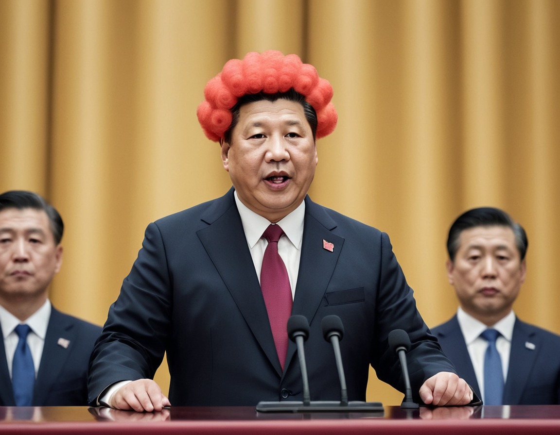 politics, humor, mishap, unexpected, surprise, xi jinping, china