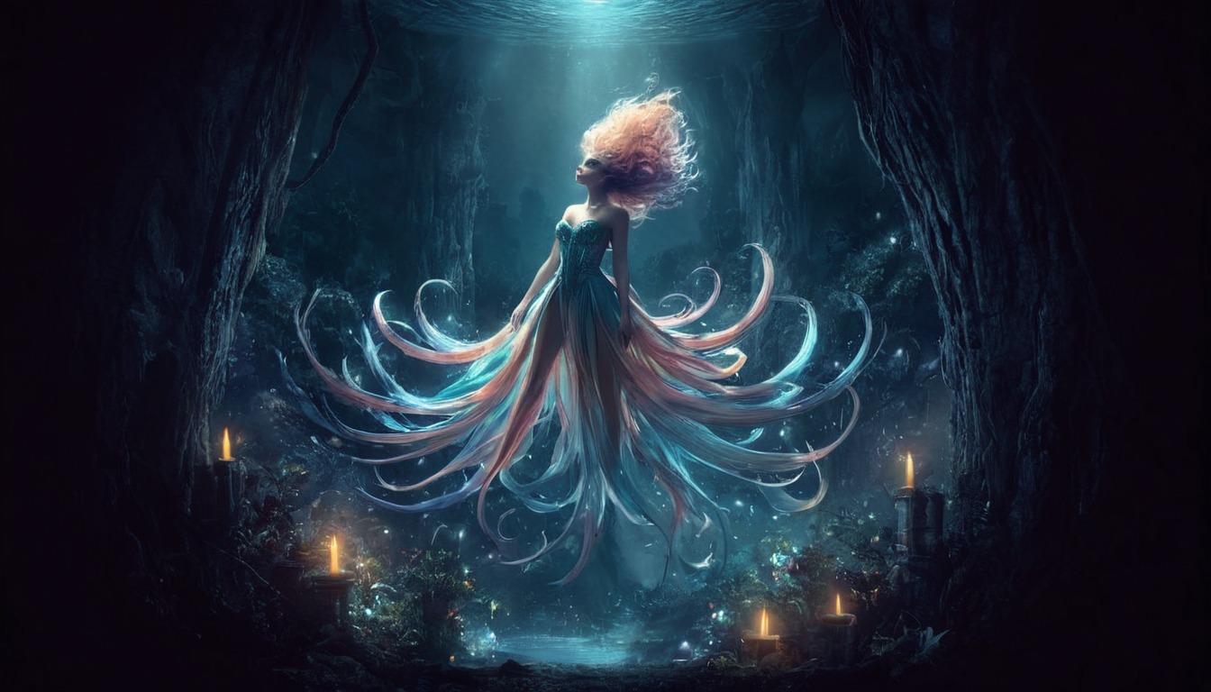 digitalart, fantasyart, creature, octopus, digitalpainting, conceptart, surreal, sea, jellyfish, characterdesign, photography, horror, squid