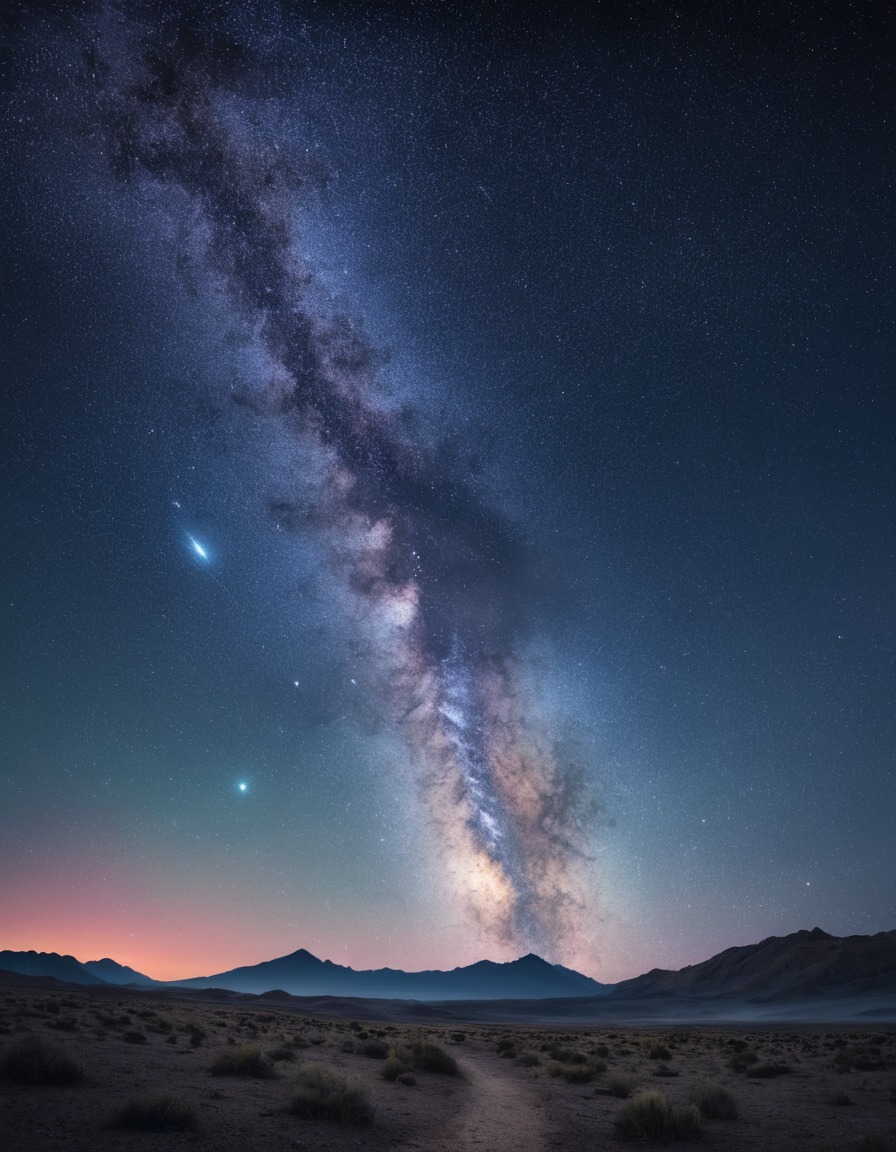 night sky, milky way, galaxy, astronomy, stars