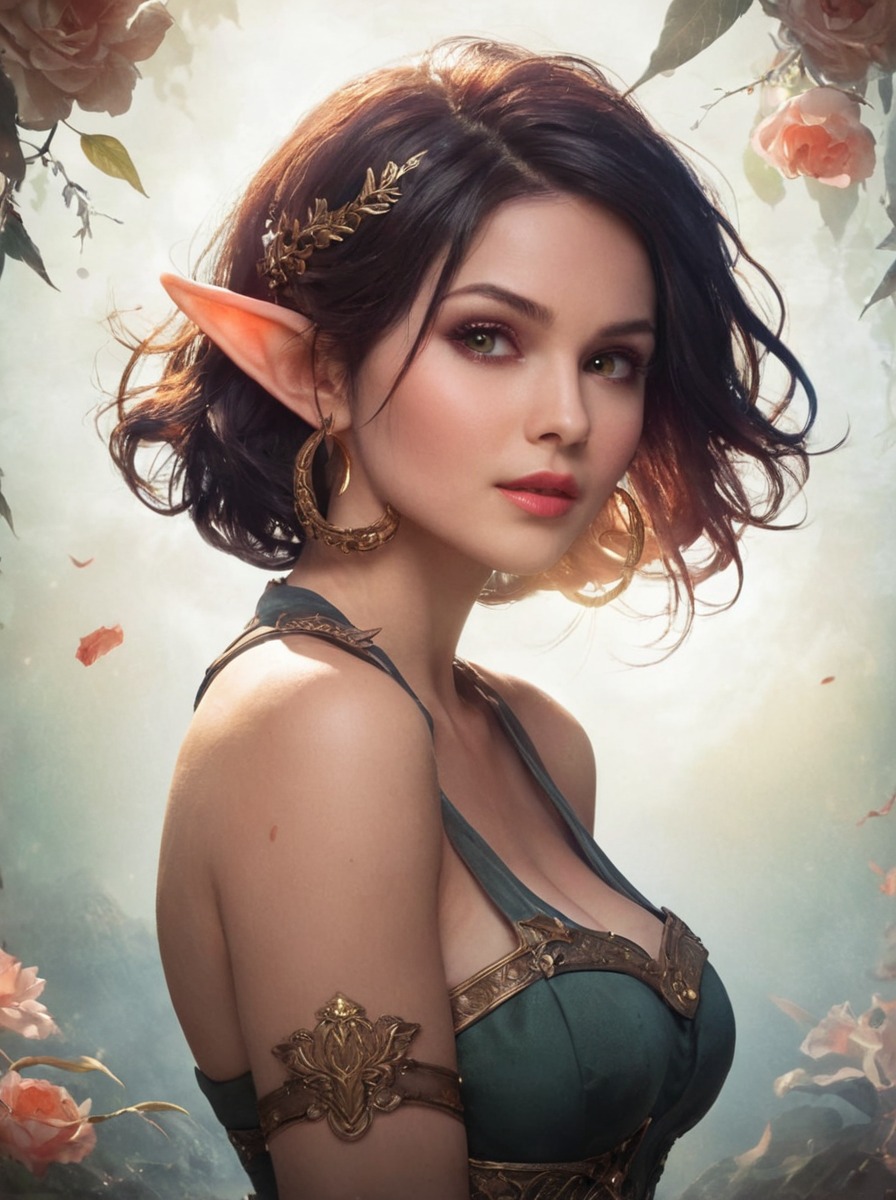 digitalart, characterdesign, videogamefanart, fantasyart, anime, cartoon, portrait, fantasycharacter, elf, fanart, photography, pixelart, elfelves, elfgirl, elvenbeauty, fantasy, fantasygirl, forest, nudeart, elffantasy, nudeartistic