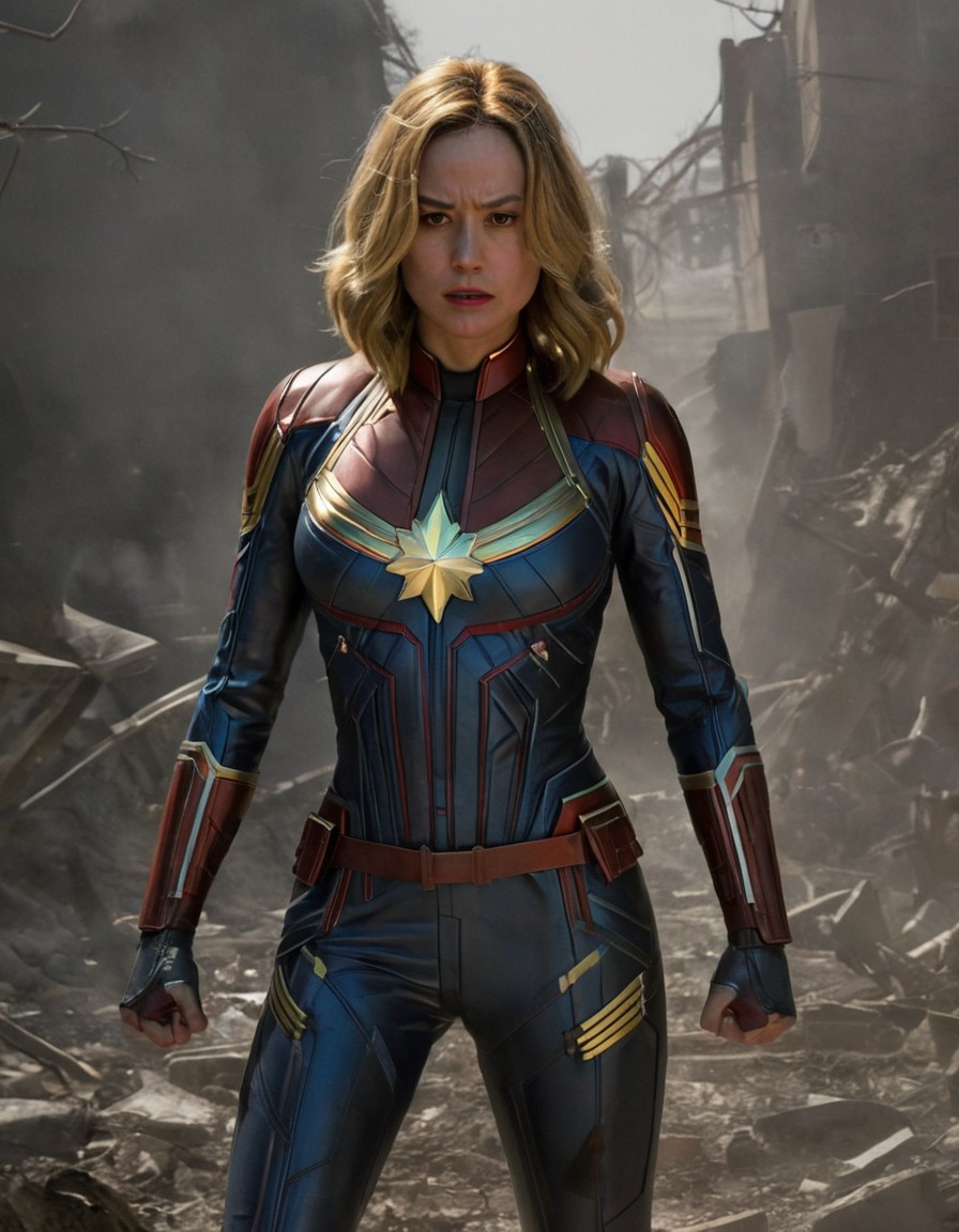 captain marvel, zombie, horror, superhero, marvel