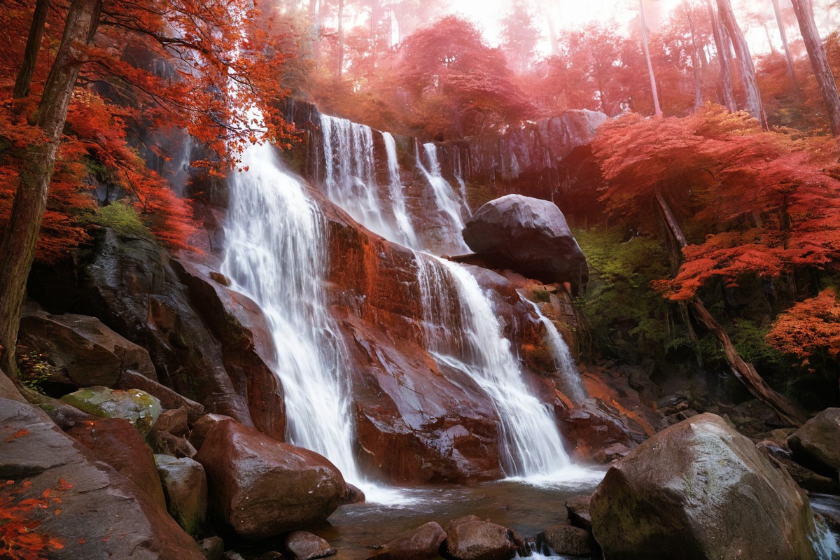 australia, digital, garnet, infrared, landscape, mahogany, nature, photo, red, sigma, waterfall, foveon, fullspectrum, blackforest, darkroom