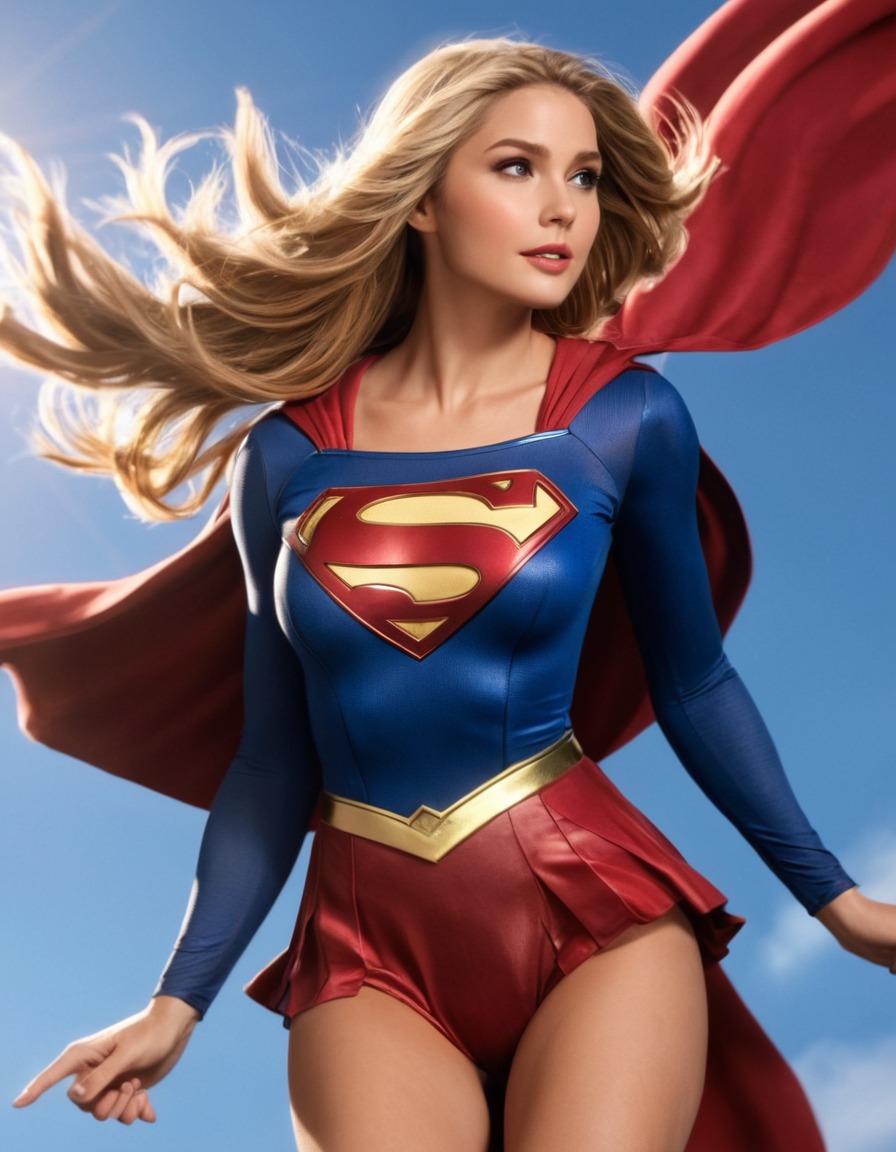 supergirl, dc comics, superheroine, kara zor-el, pretty woman, superhuman abilities