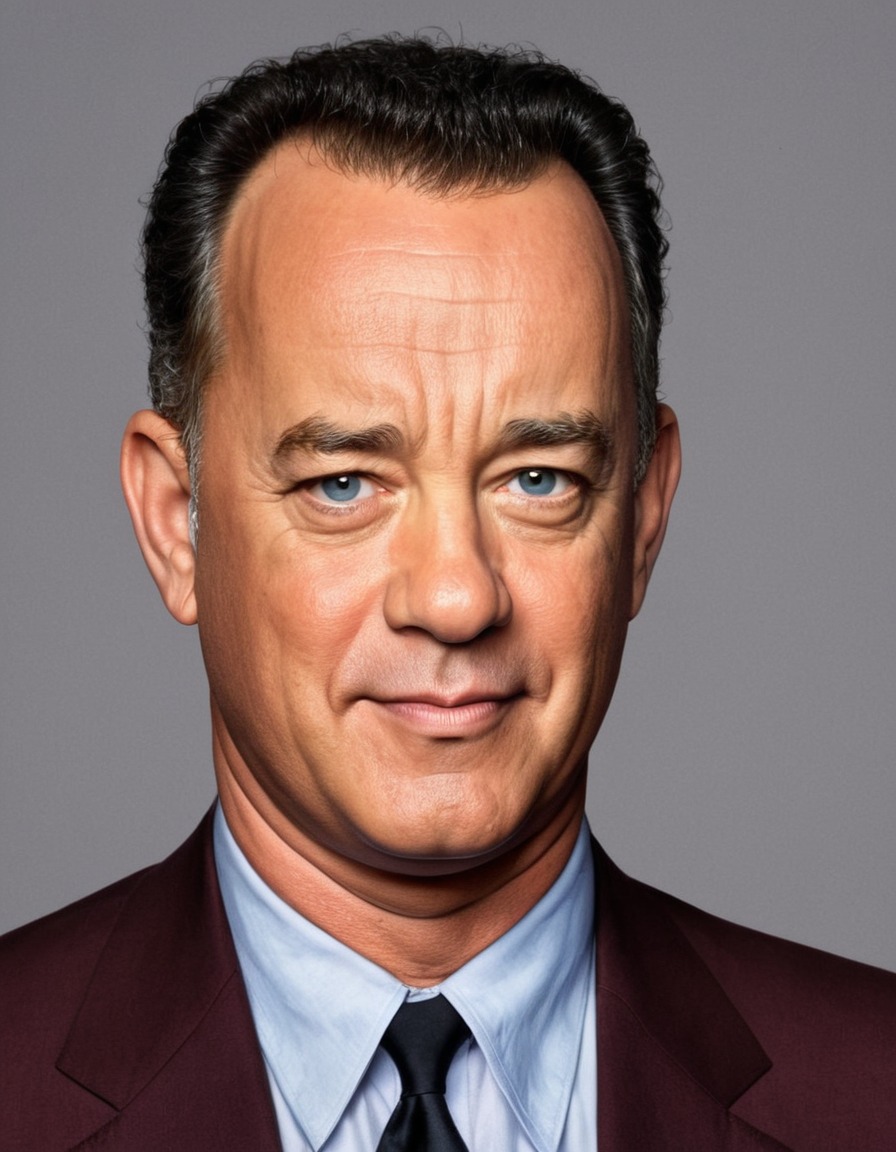 tom hanks, portrait, actor, painting, celebrity, art, entertainment