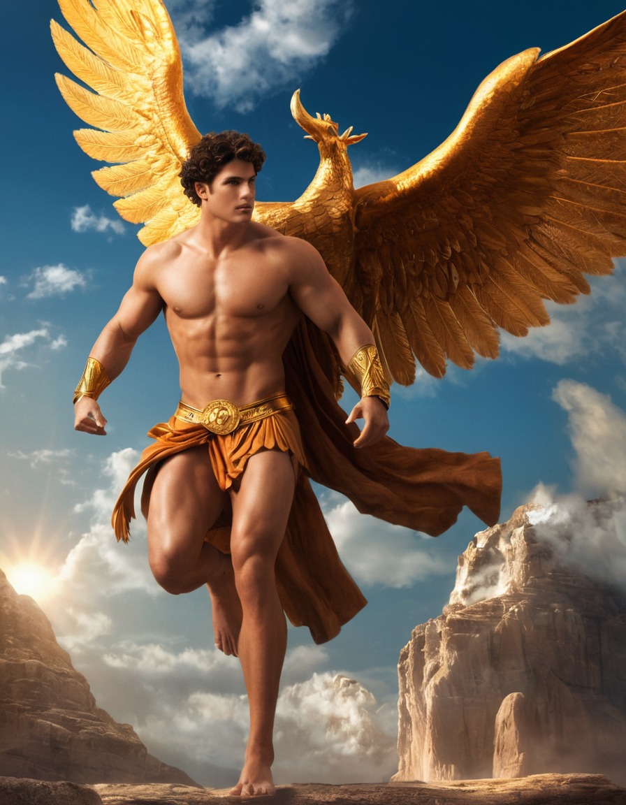 hermes, greek mythology, mythological scene, god, divine messenger, olympian deity