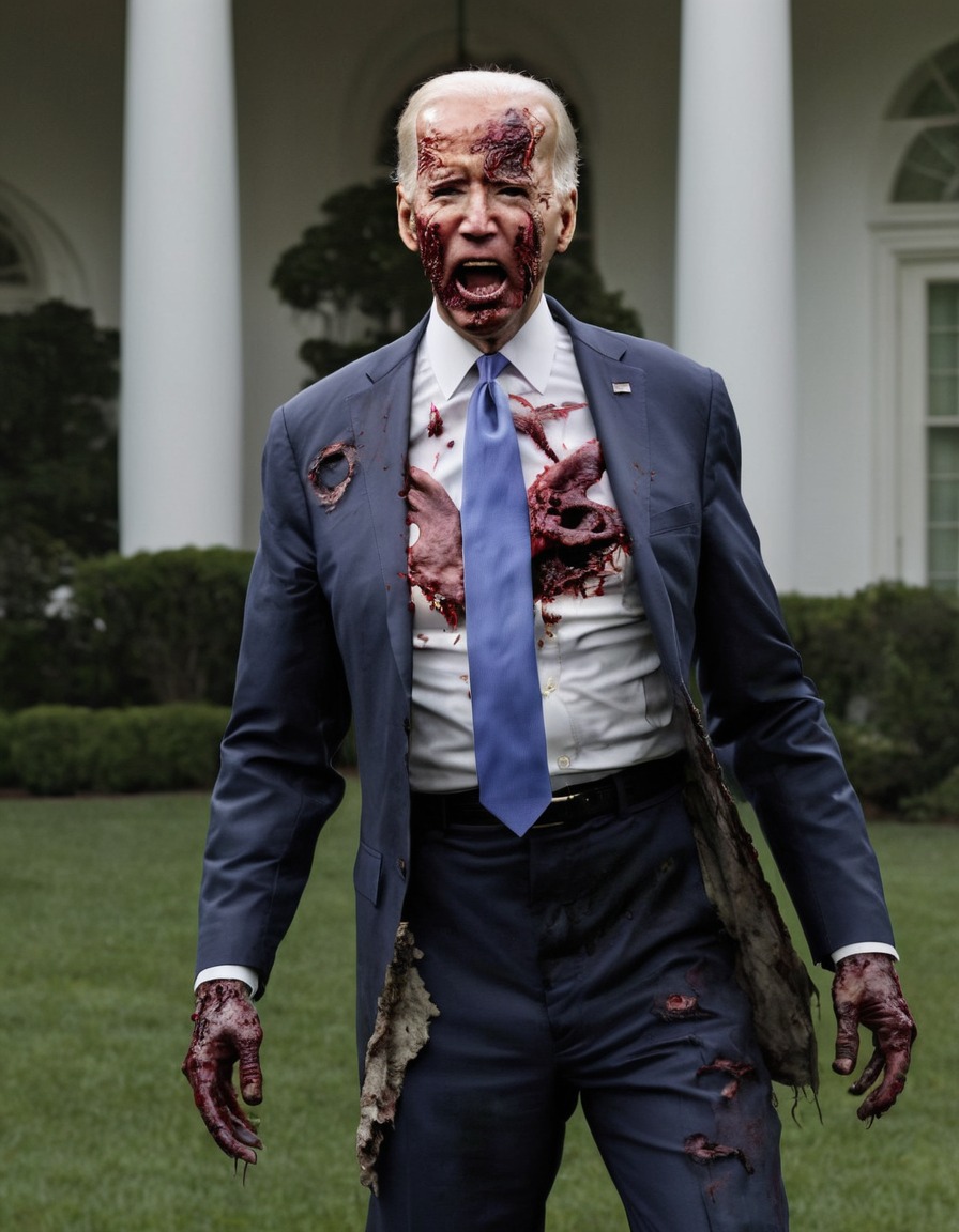 joe biden, zombie, white house, horror, undead, politics