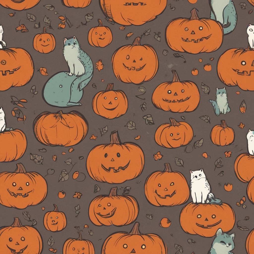 digitalart, spooky, halloween, dreamup, aiart, dailychallenge, ai_art, pumpkinpals, pumpkibs