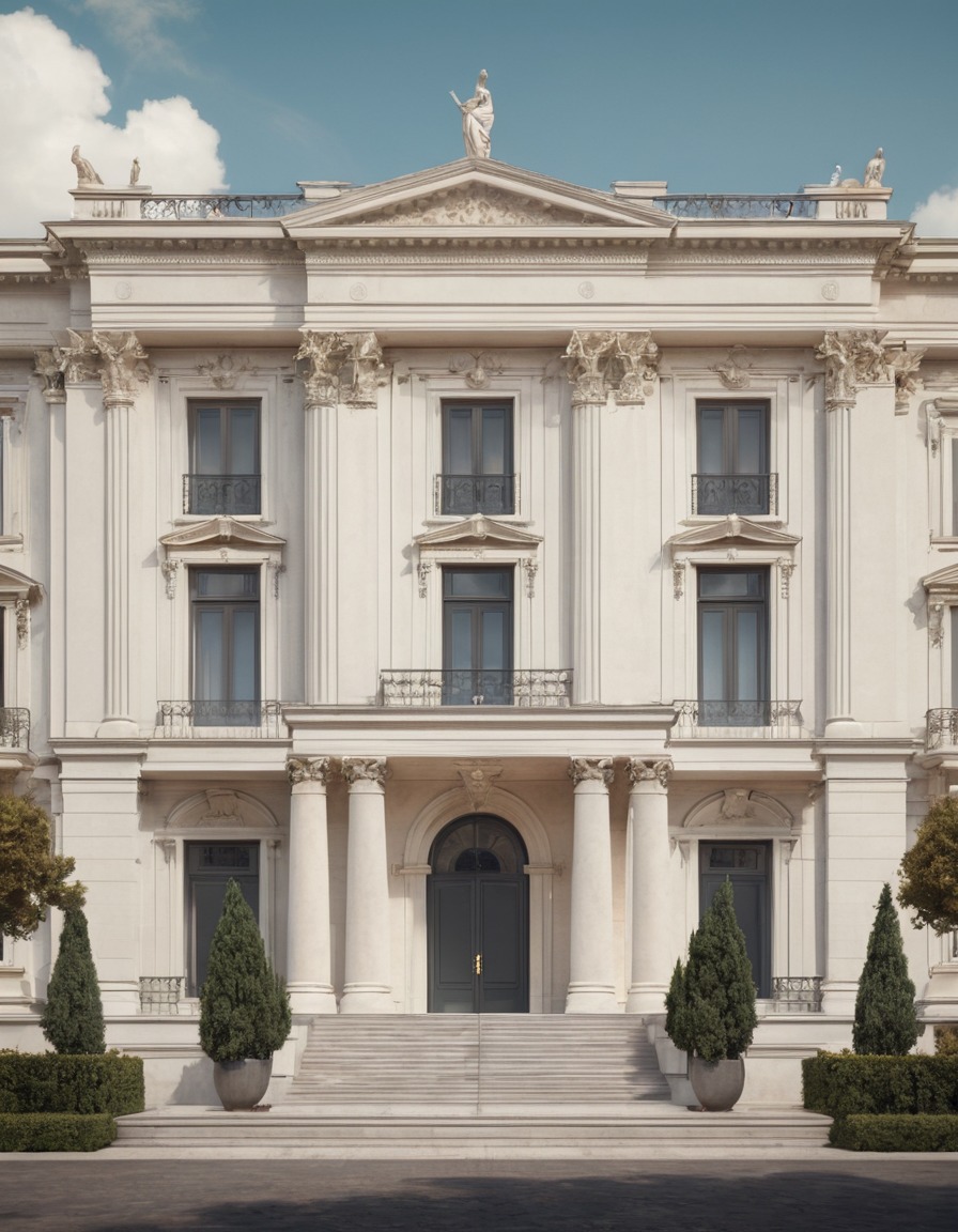 architecture, symmetry, elegance, classical, facade