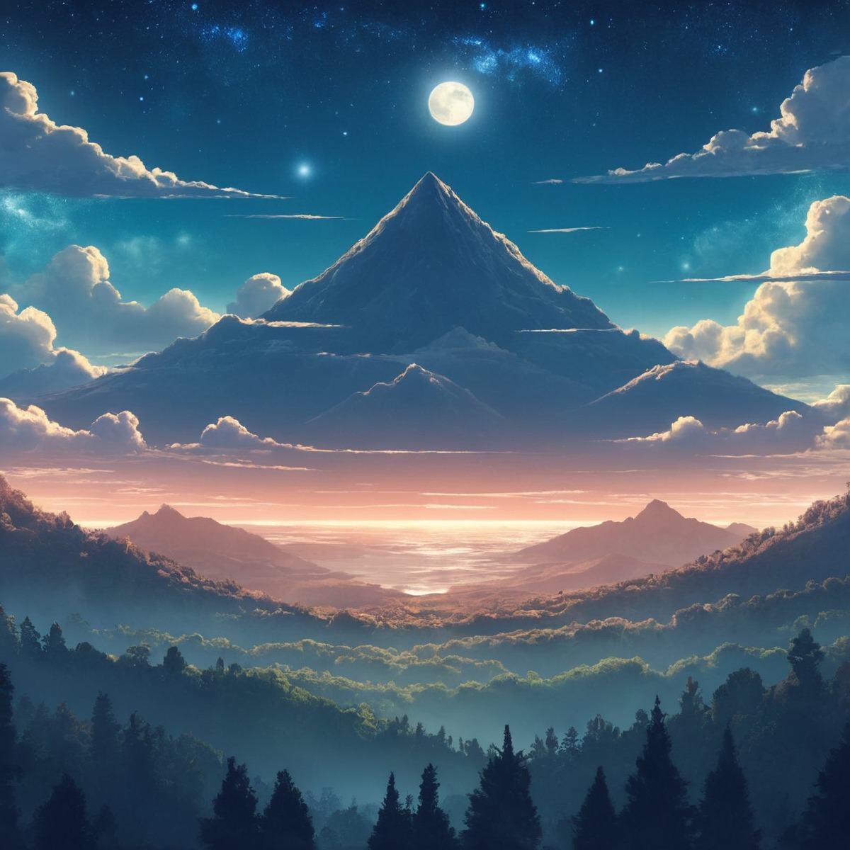 digitalart, digitalpainting, sky, cartoon, wallpaper, forest, background, flowers, galaxy, mountainlandscape, mountains, mountainscape, backgrounddesign, scenerybackground, scenerylandscape, aiadoptable, scenerydesign, mountaindesign, backgroundadoptable, scenery_adoptable, parkadoptable, mountailtrail