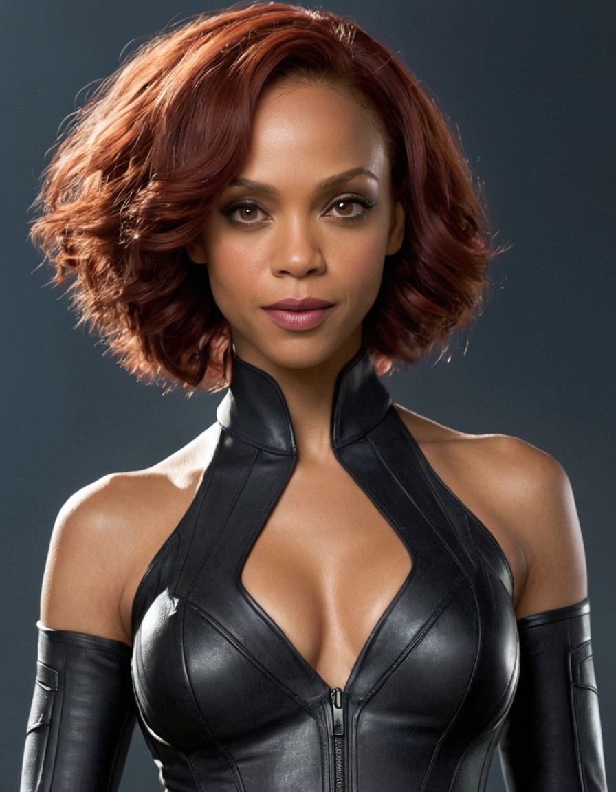 black widow, zoe saldana, marvel, actress, avengers, superhero, film