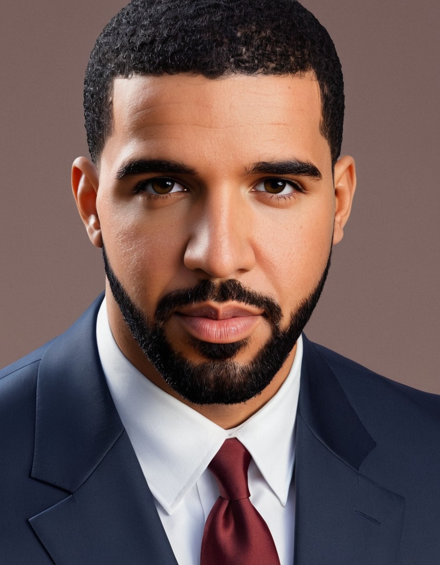 drake, portrait, painting, art, canadian musician, hip hop, celebrity