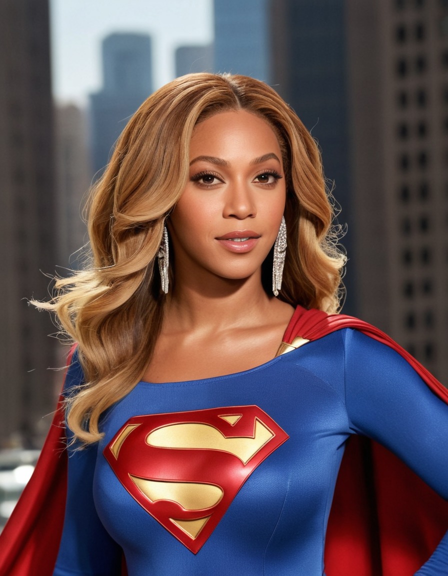 beyoncé, supergirl, celebrity, music, performance, entertainment