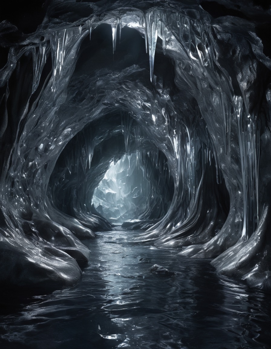 mystical, silver river, crystal cavern