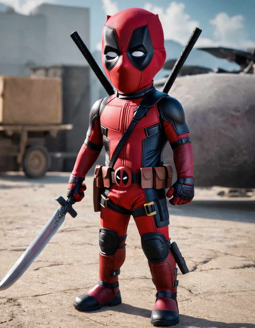 deadpool, childhood, superhero, marvel, comic character, mercenary, anti-hero