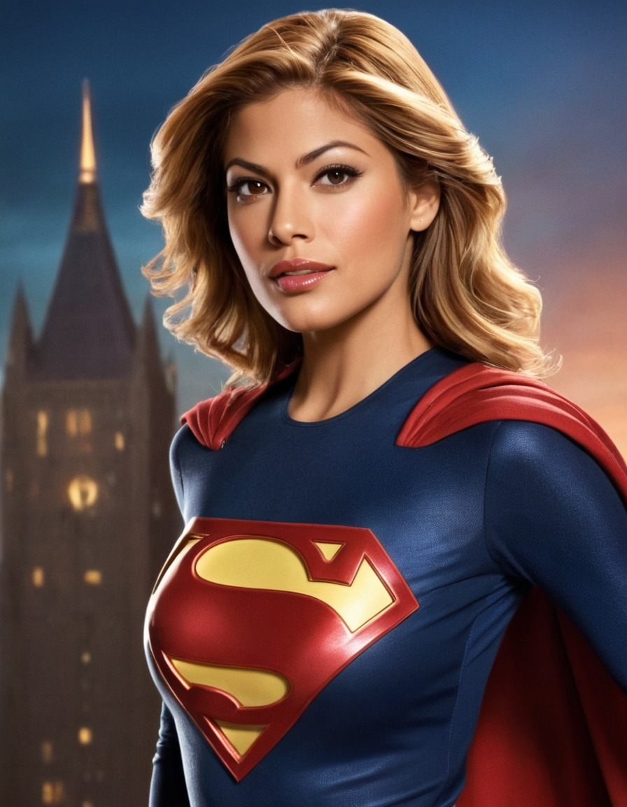 eva mendes, actress, supergirl, superhero, fashion icon