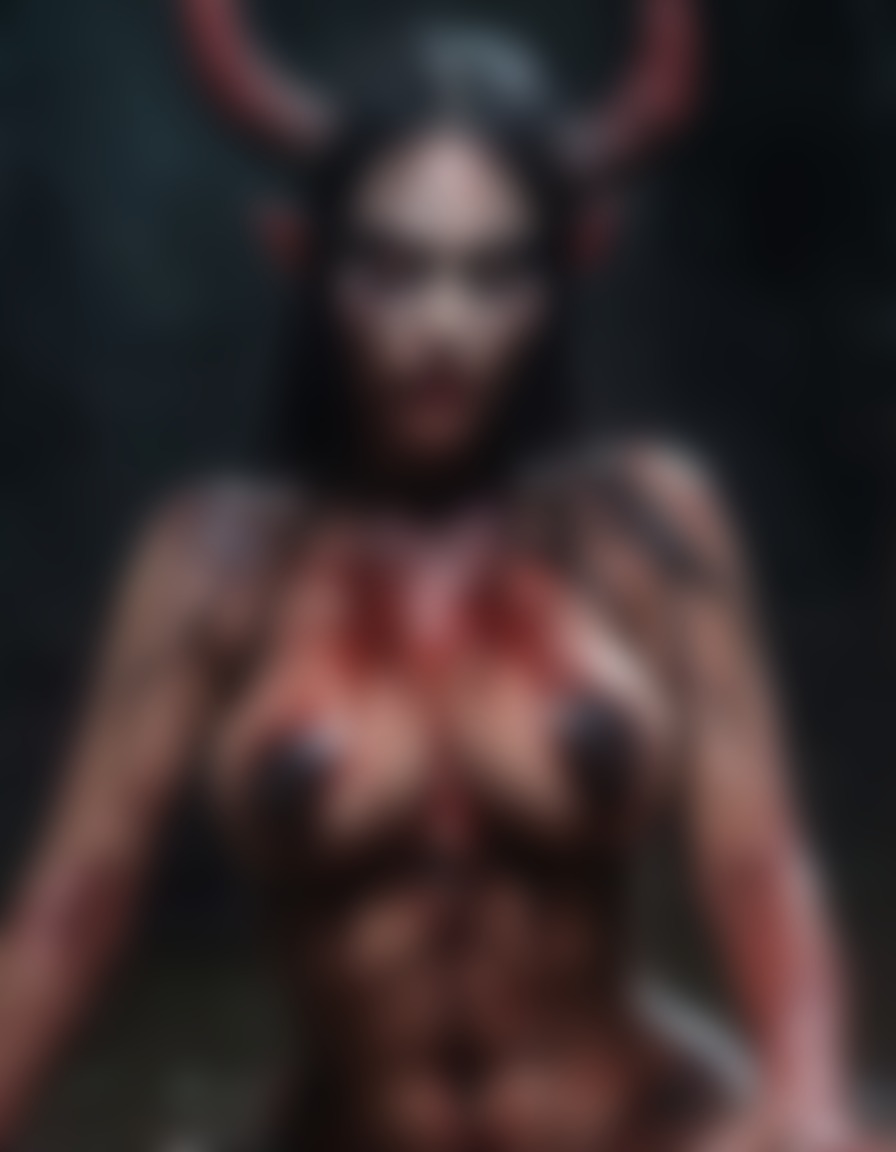 demoness, seduction, hypnotic gaze, fantasy, temptation, demon, demonesse, sexy, nsfw