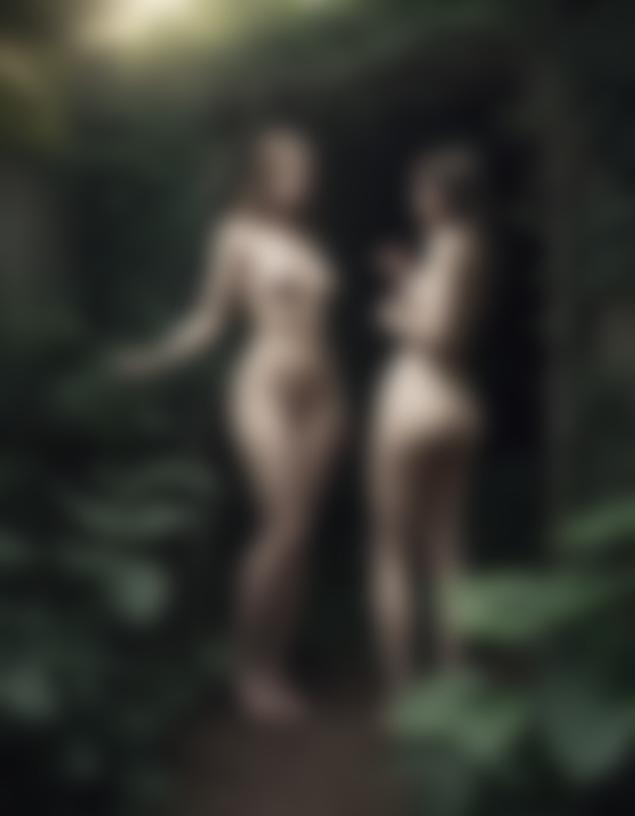 clandestine, rendezvous, hidden garden, secret meeting, erotic, nsfw