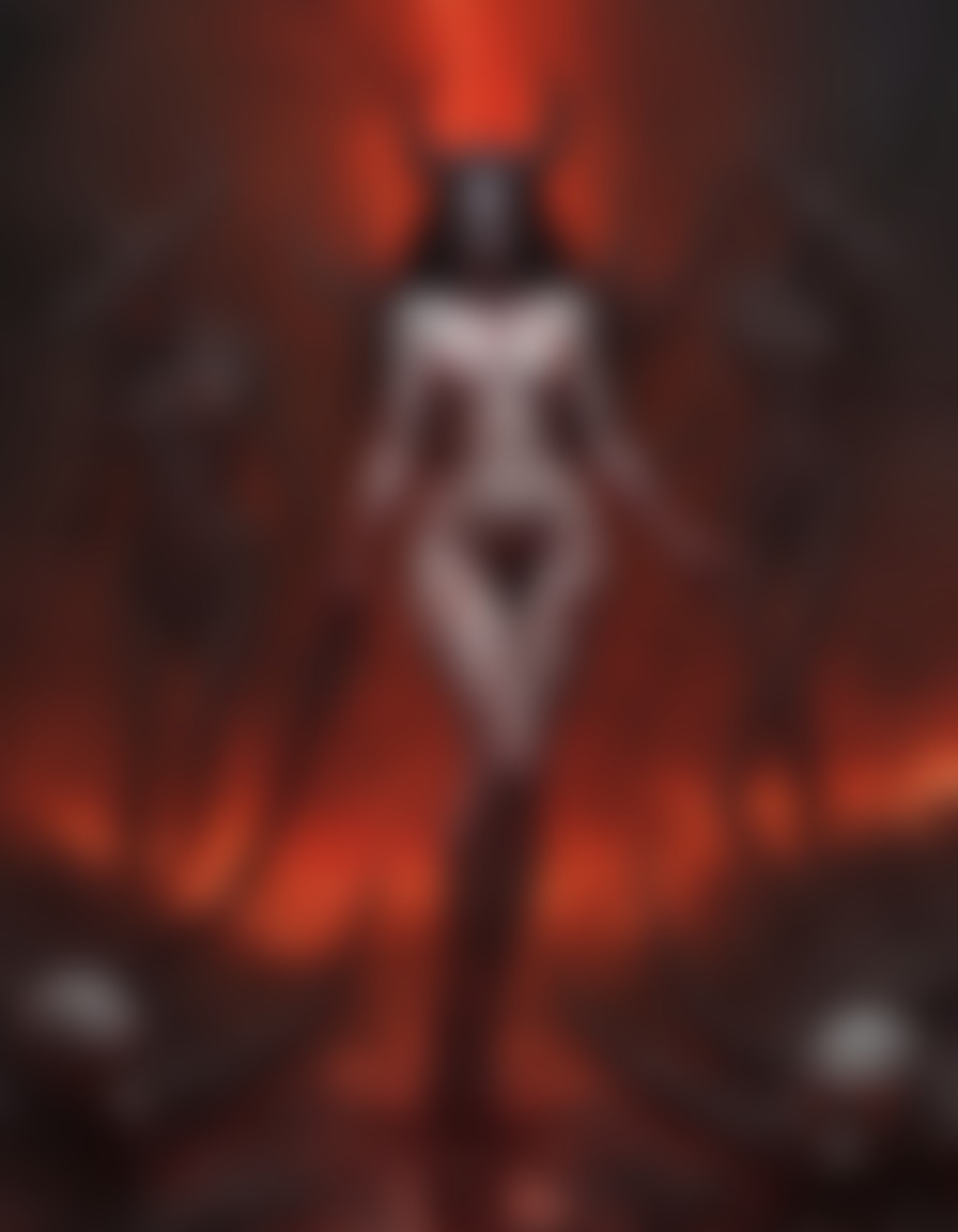 mythical creature, demoness, crossroads, hell, forbidden knowledge, souls, demon, sexy, nsfw, ai, aiart, art, digitalart