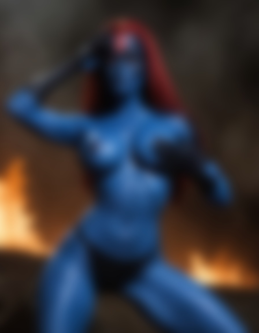 mystique, x-men, superhero, villain, shape-shifter, evil, ruthless