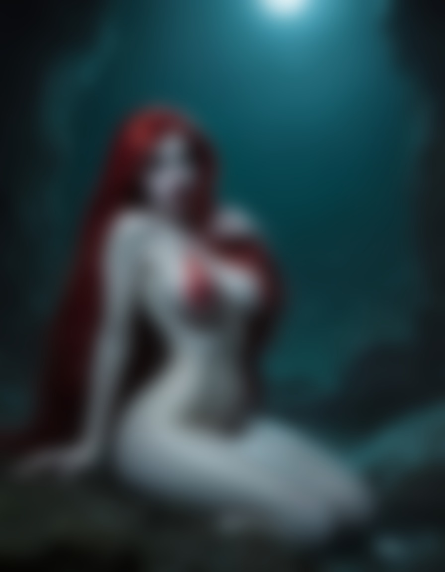 vampire, ariel, disney, the little mermaid, fantasy, character mashup